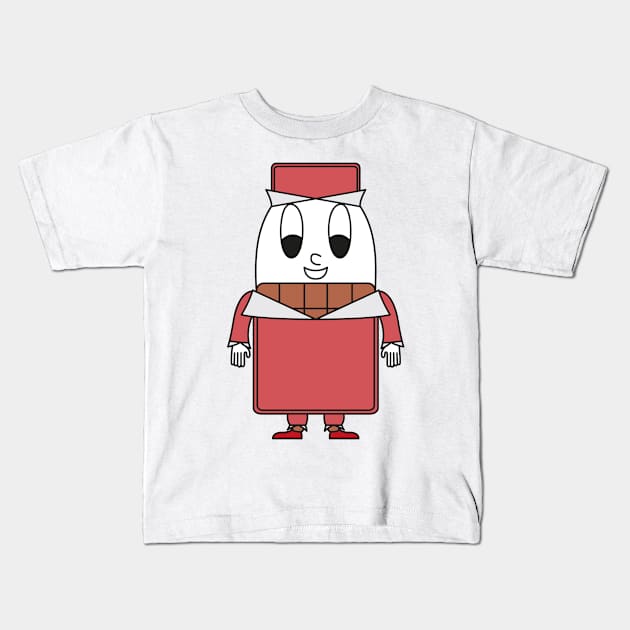 Chocolate-Bar Egg Kids T-Shirt by M.-P.-Mueller